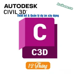 Nâng cấp bản quyền Civil 3D thiết kế & quản lý dự án xây dựng 12 tháng