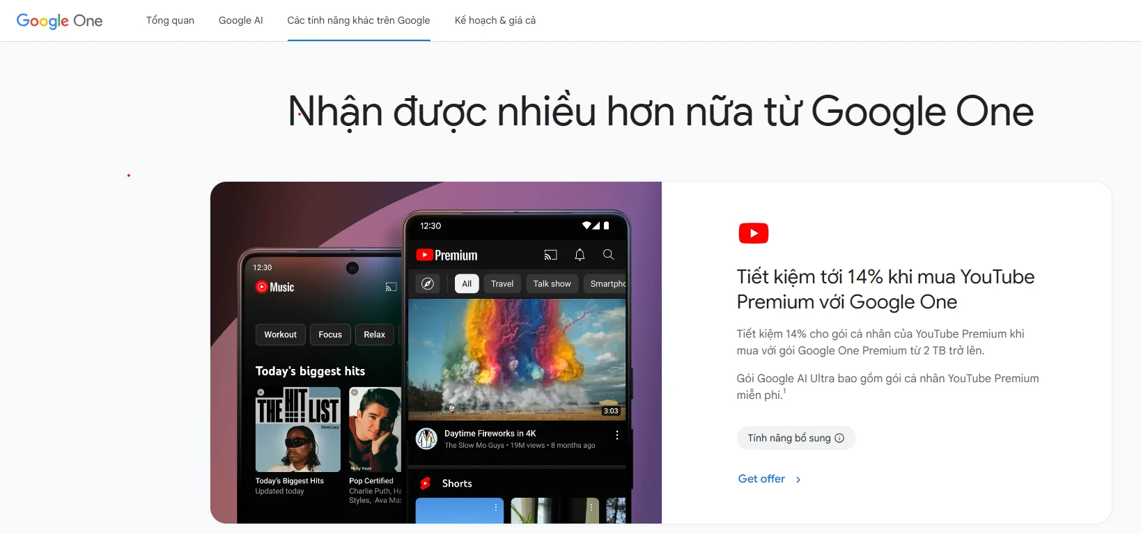 Có sẵn tài khoản Youtube Premium trong gói Google AI Ultra