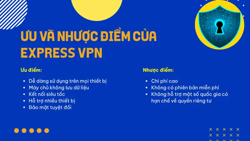 Ưu và nhược điểm của Express VPN