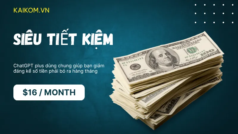 Lợi ích khi sử dụng ChatGPT Plus dùng chung