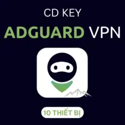 AdGuard VPN CD KEY (1 năm -10 thiết bị)
