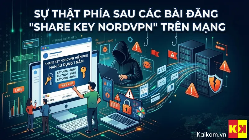 Phân biệt NordVPN Key và mã kích hoạt chính hãng